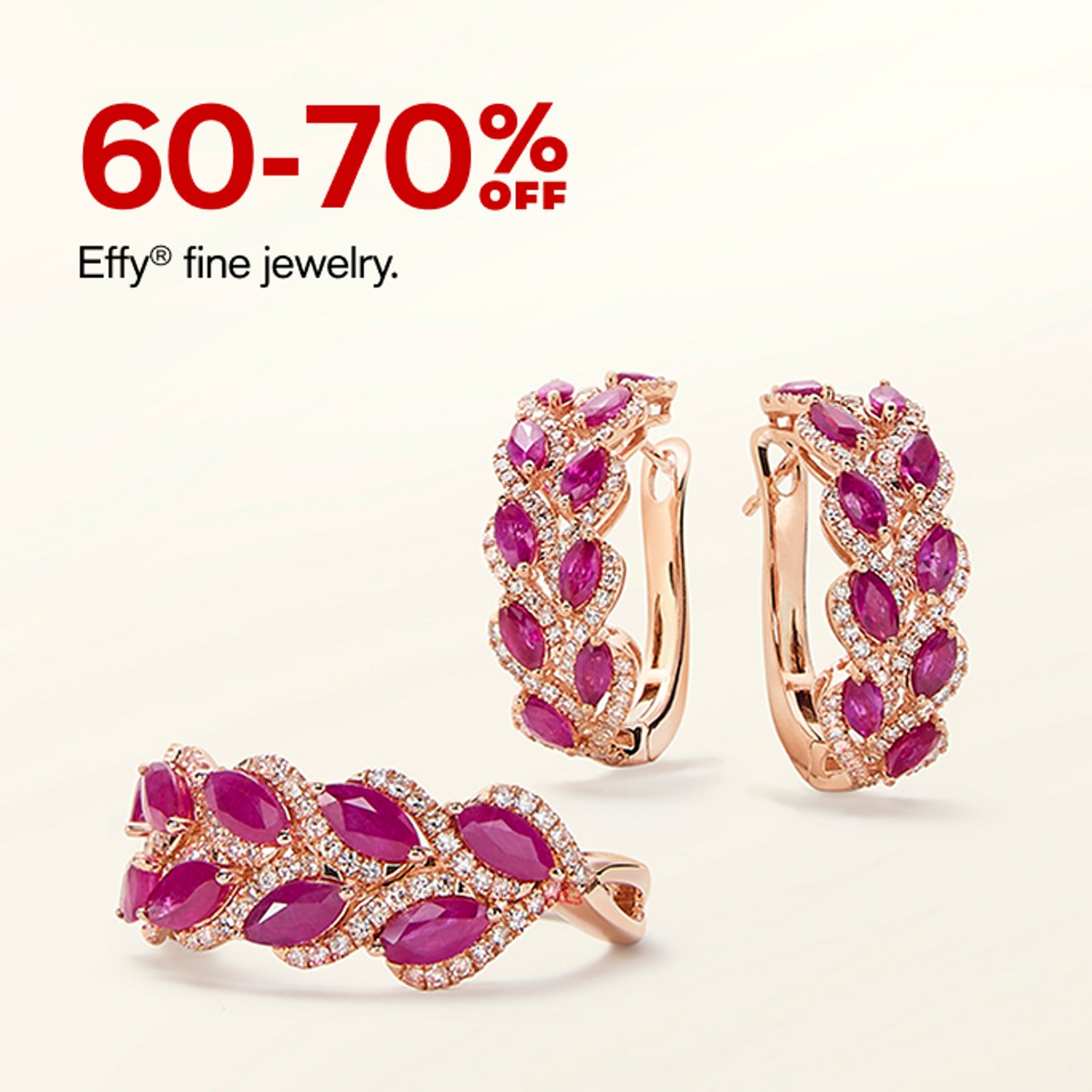 60-70% OFF Effy fine jewelry.