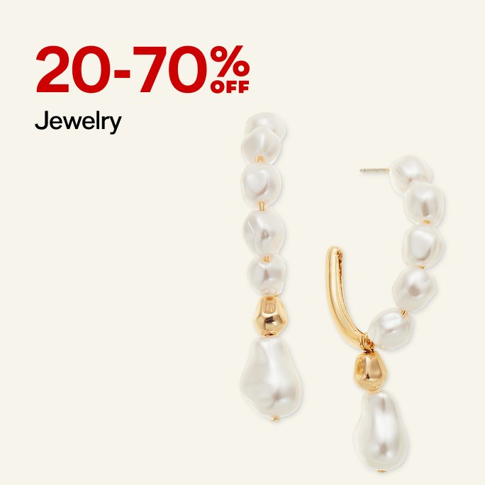 20-70% Off Jewelry