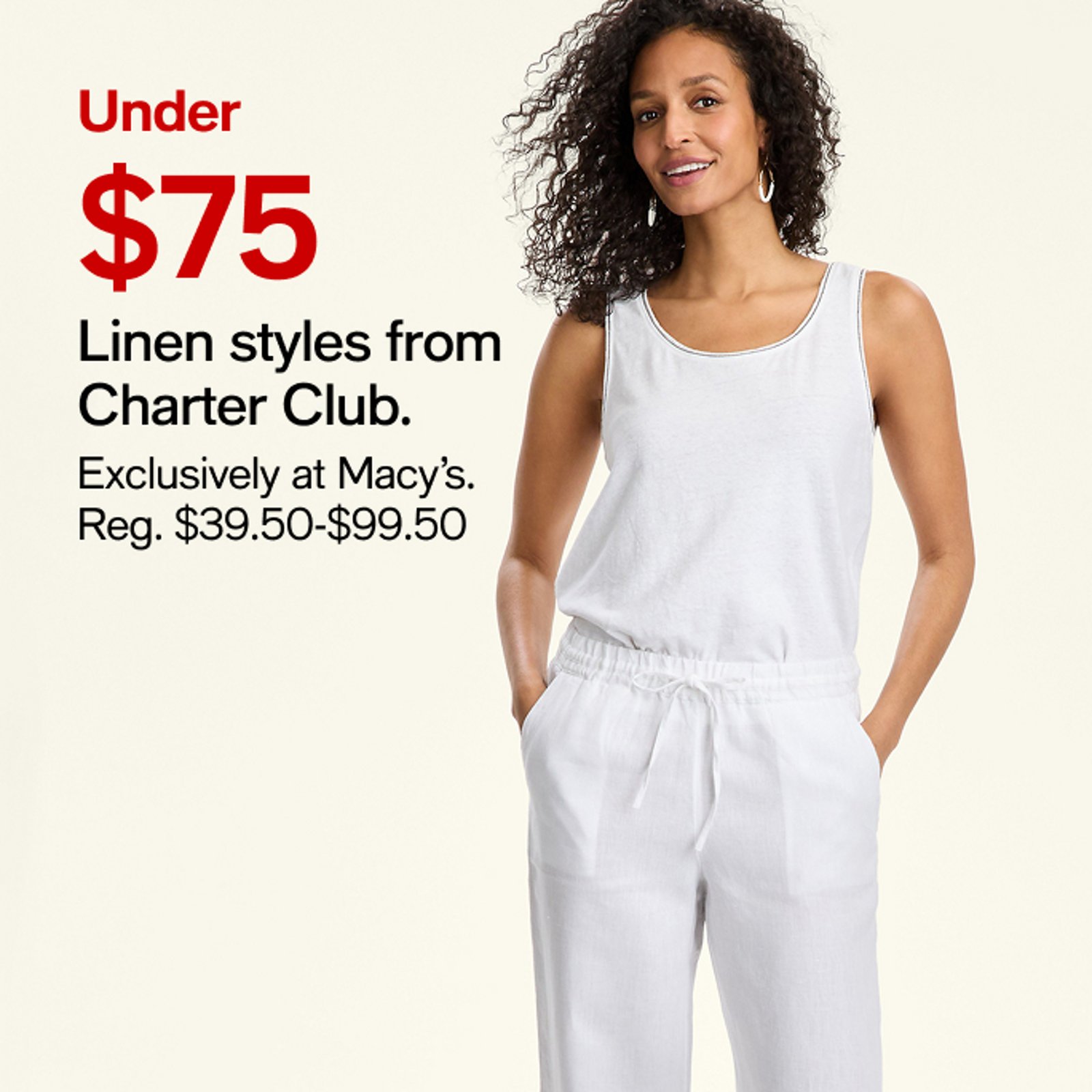 Under $ 75 Linen Styles