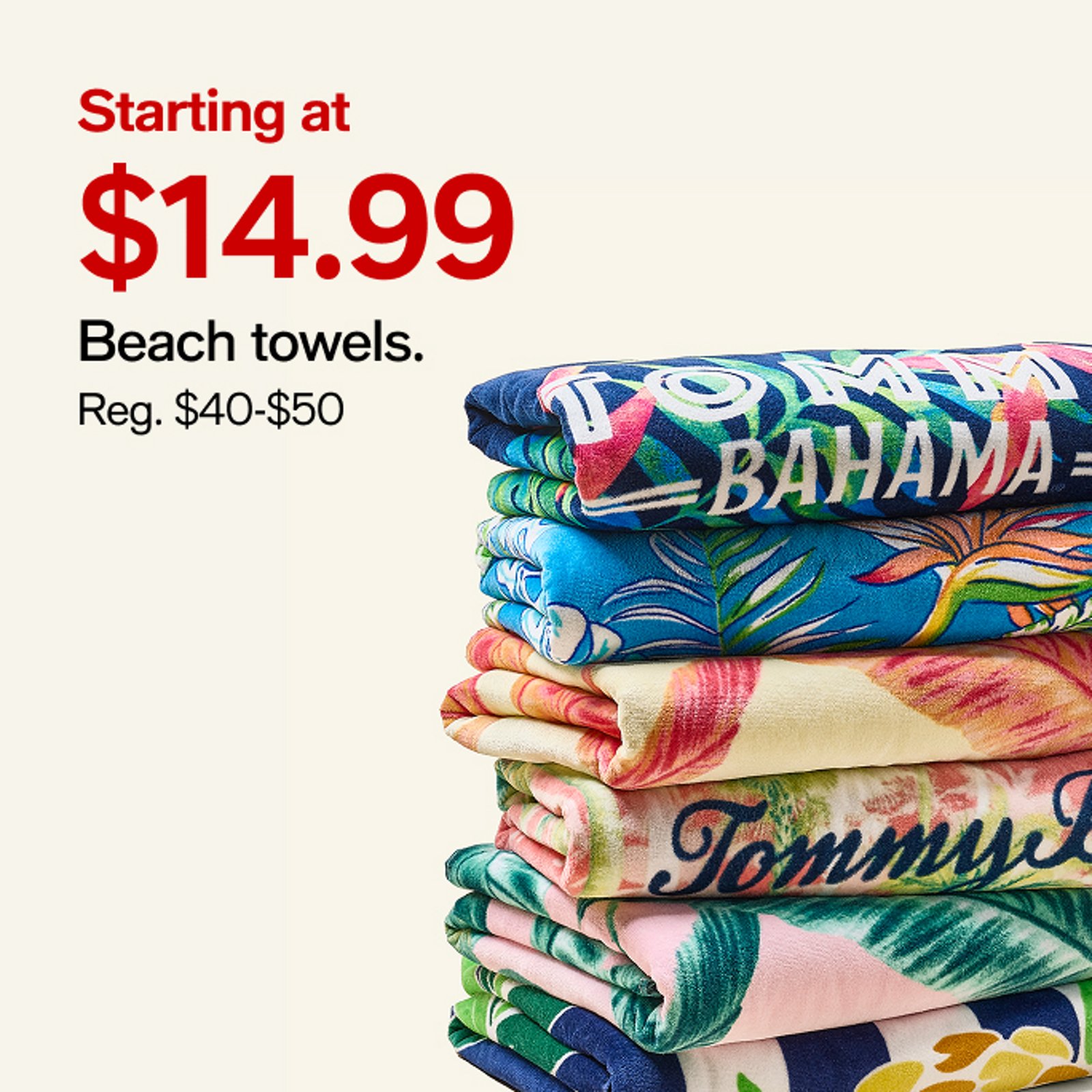 Starting at $14.99
