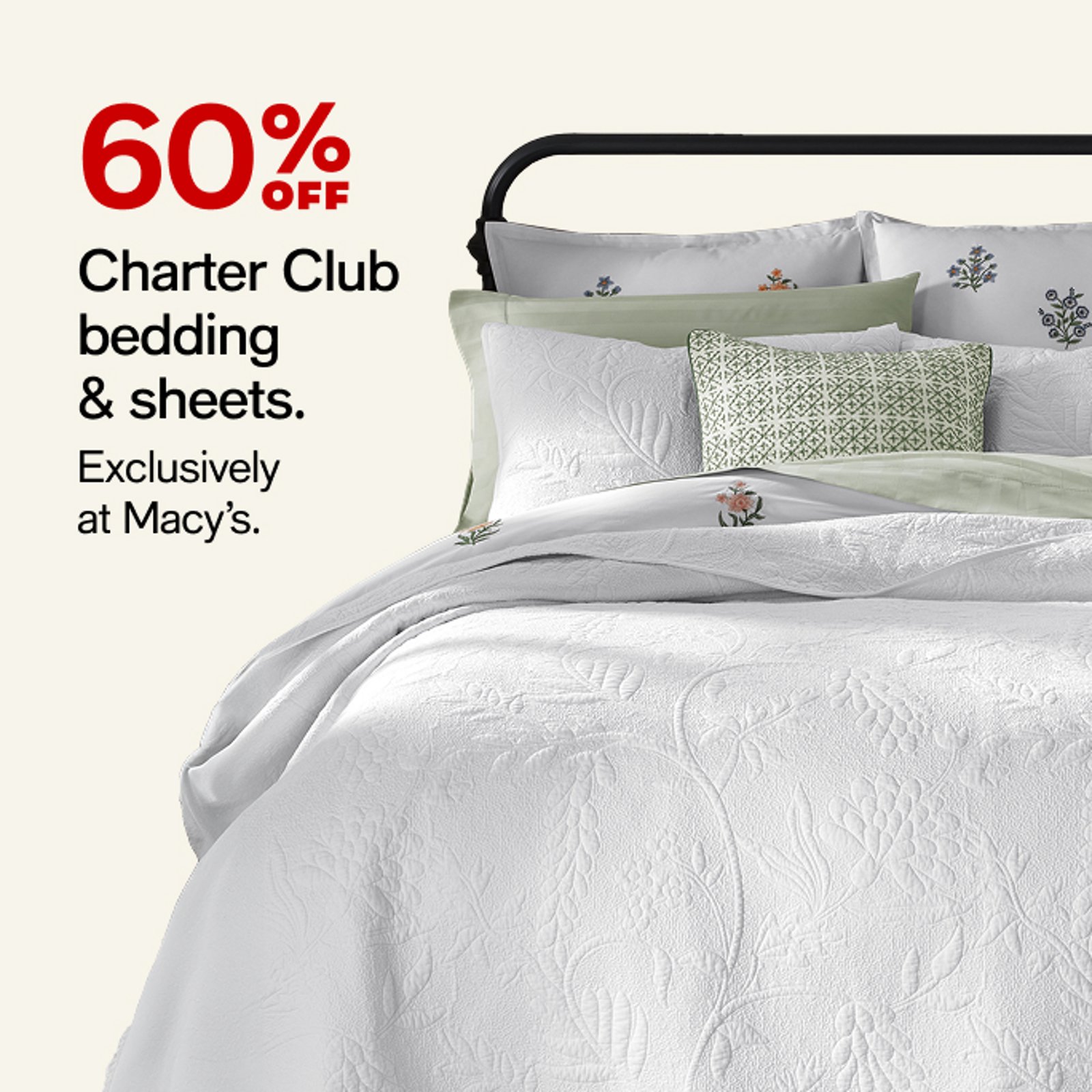 60% off charter club