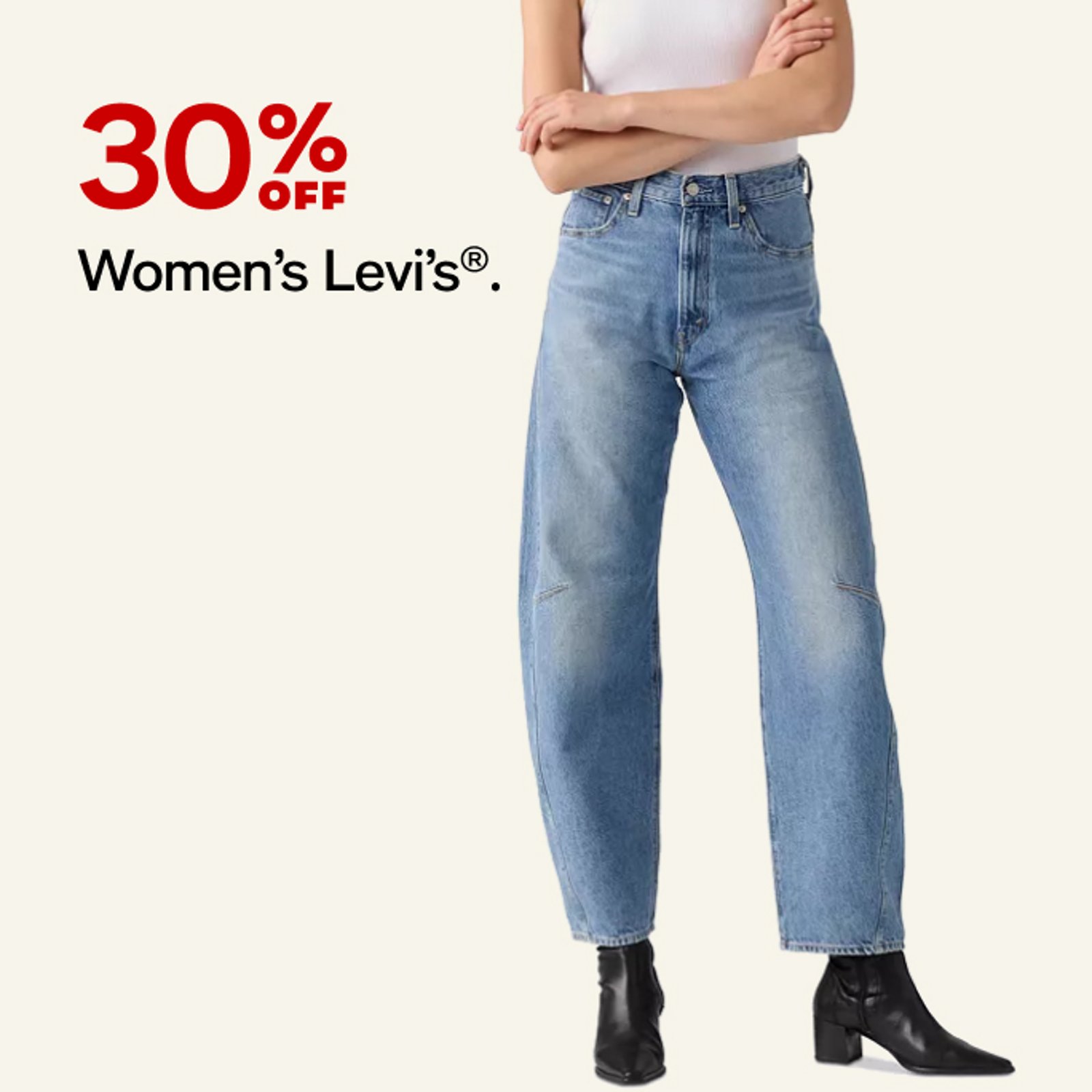 30% off Women's Levi's