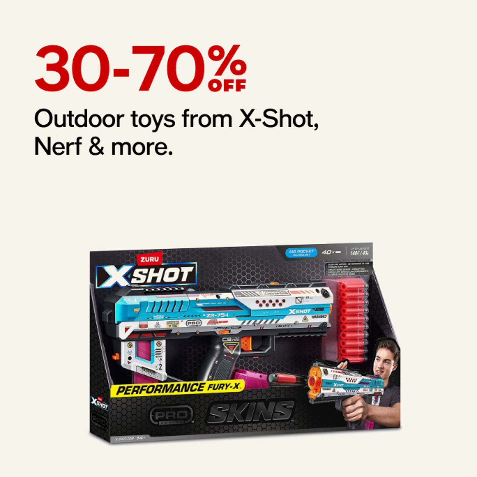 Outdoor toys from X-Shot