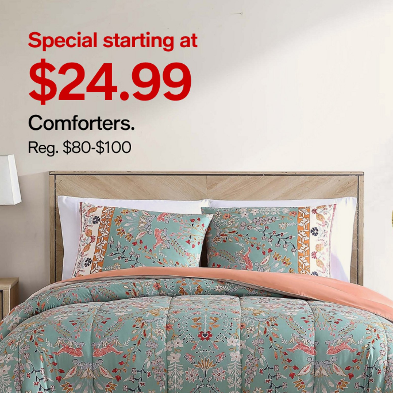 Special starting at $24.99