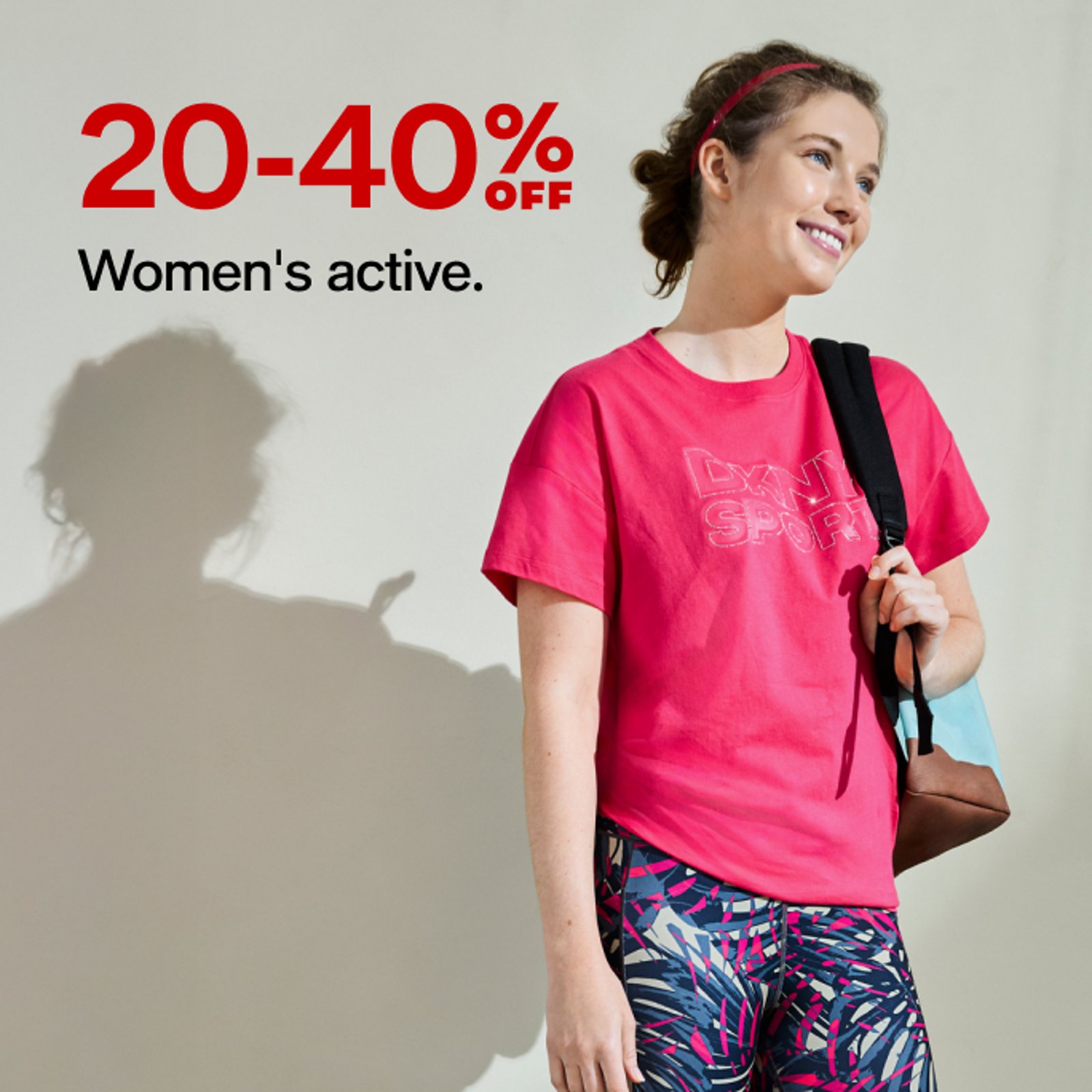 20-40% off Women's Active