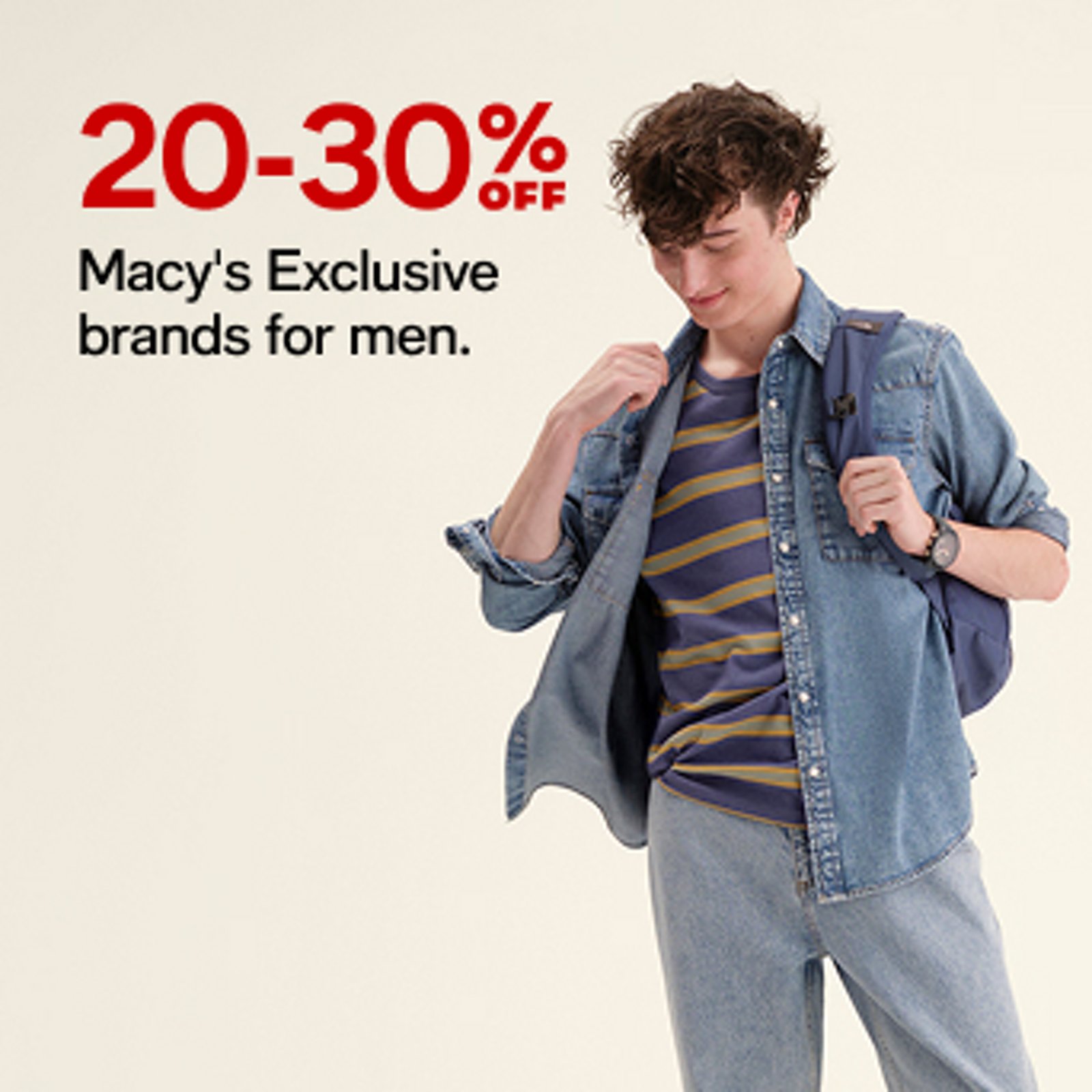 Macy's exclusive brands for men