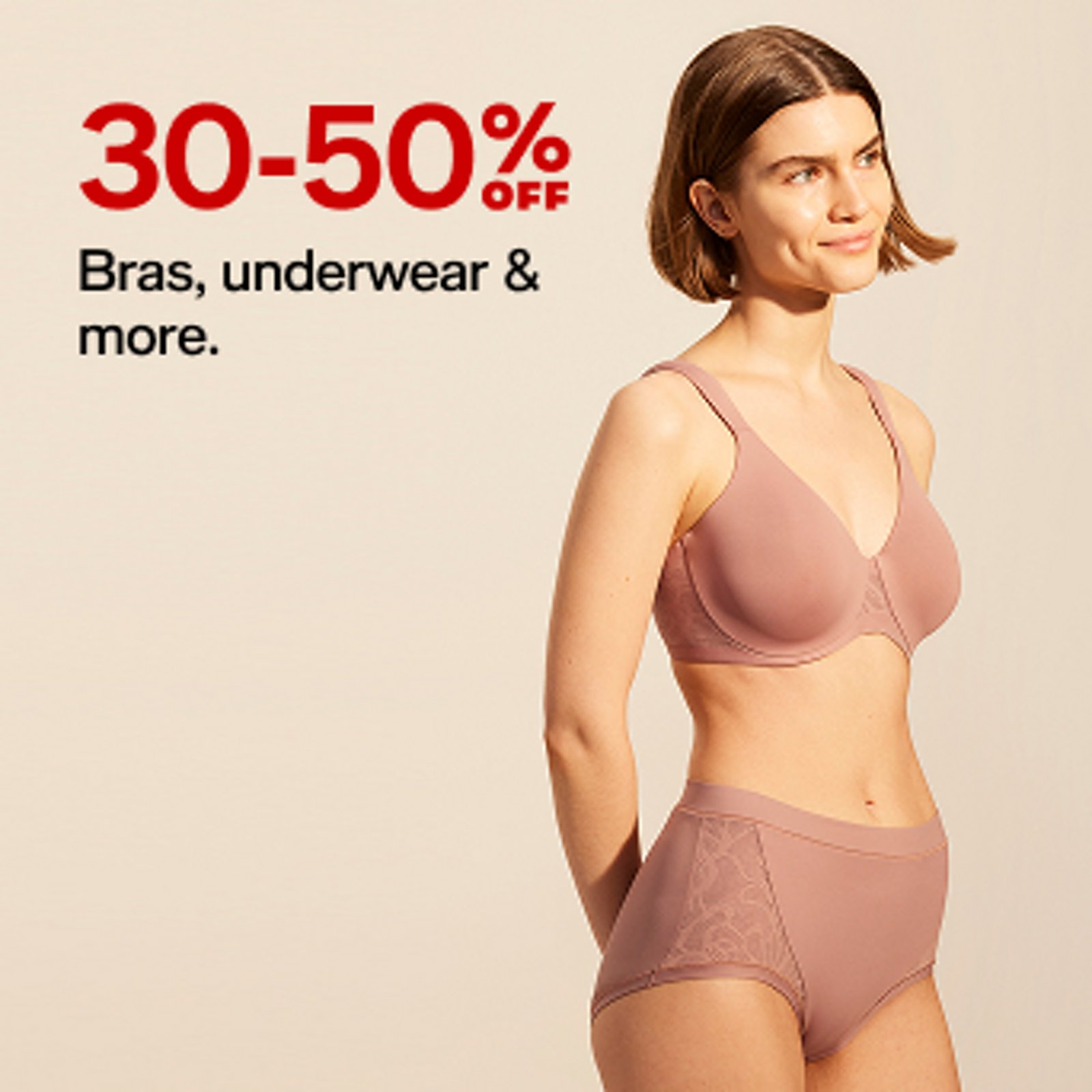 30-50% off Bras, Underwear & more