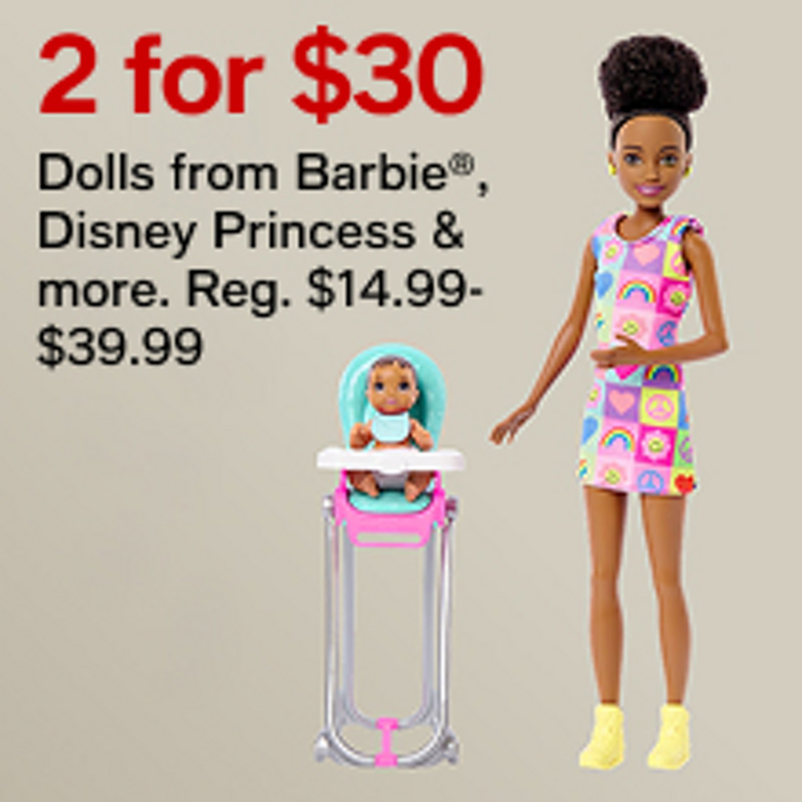 2 for $30 dolls
