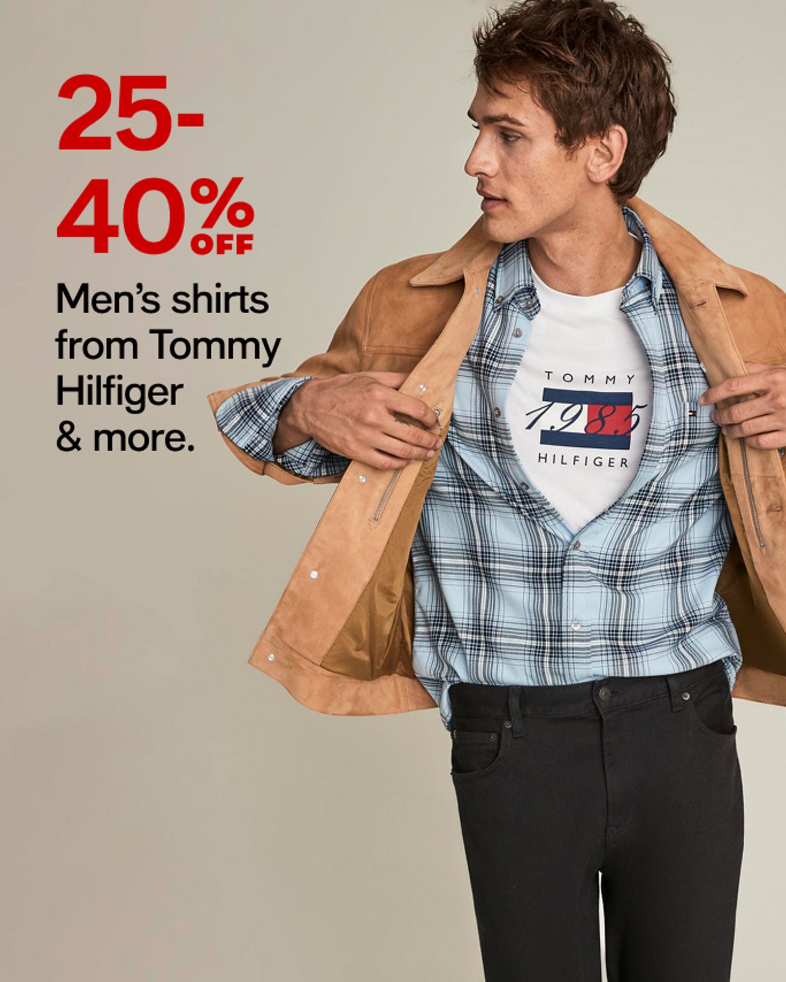 25-40% off Mens Shirts