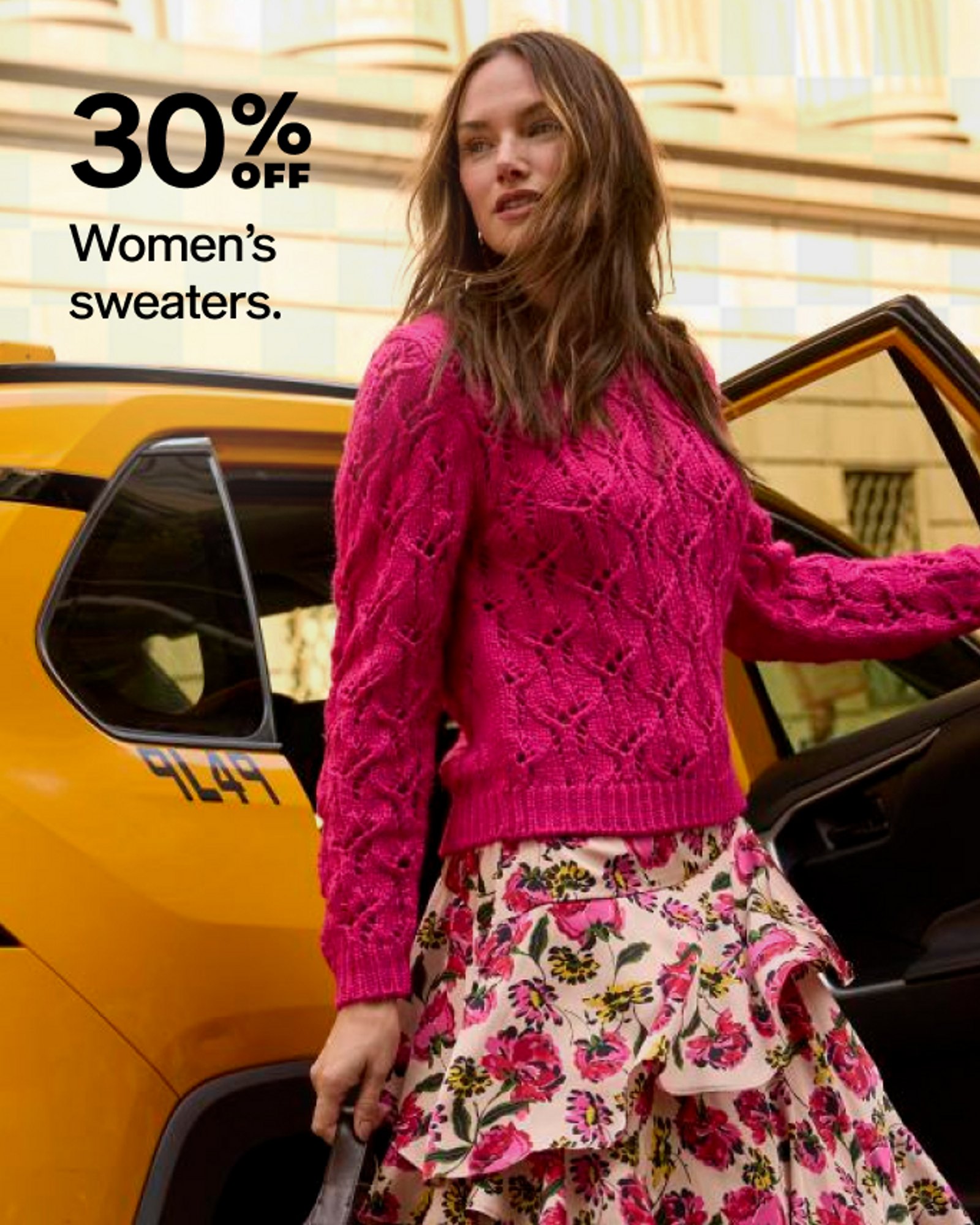 30% off Women's Sweaters