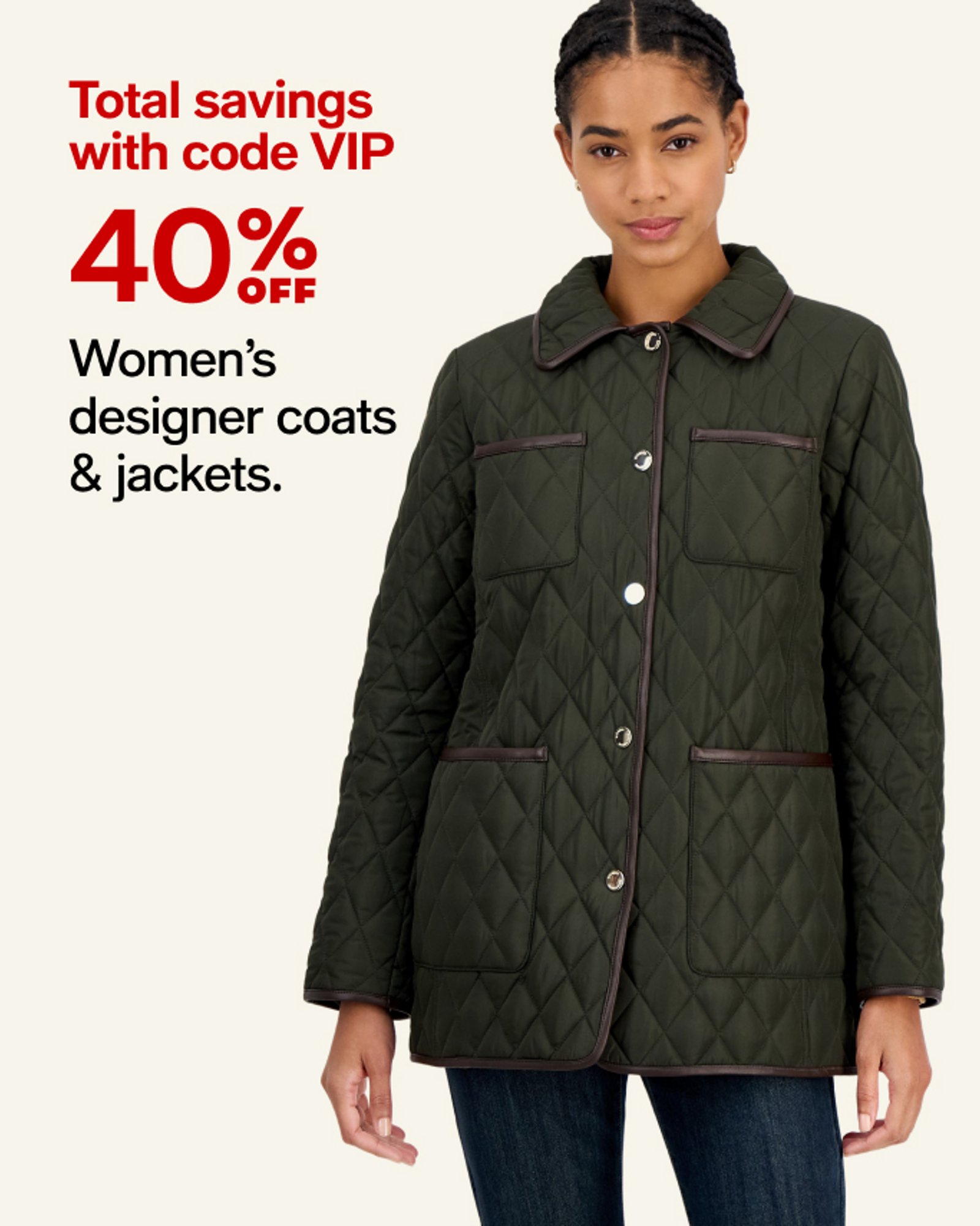 40% off Women's Designer Coats