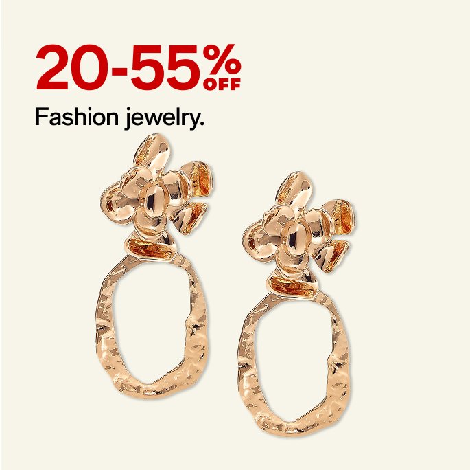 20-55% Off Fashion Jewelry