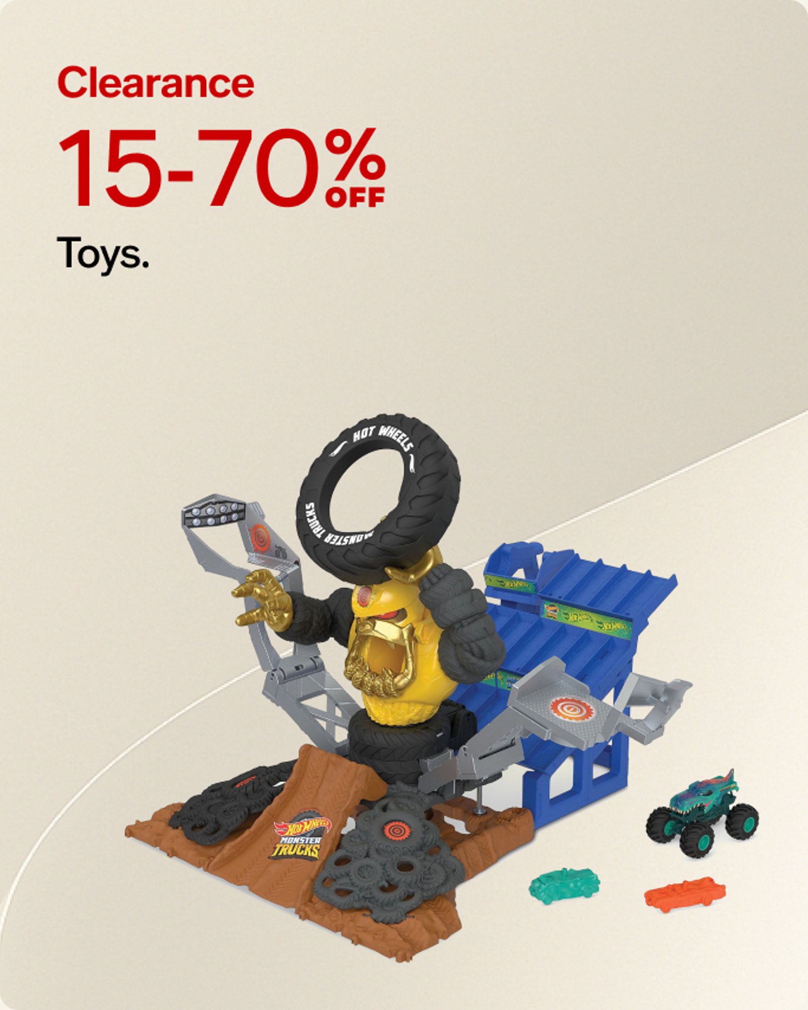 15-70% off clearance