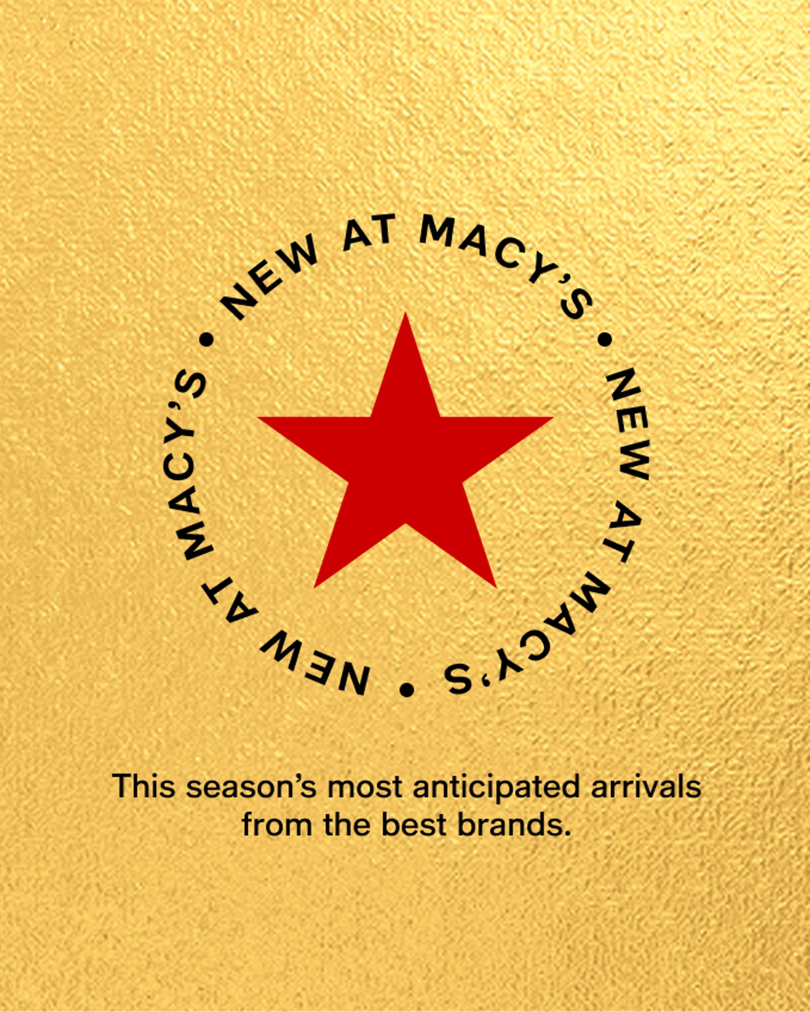 New at Macy's